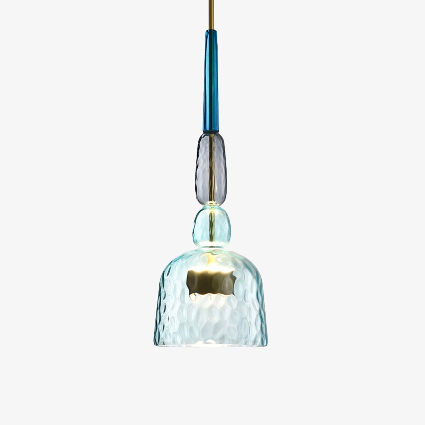 Zynthera | Moderne Noordse glazen LED hanglamp