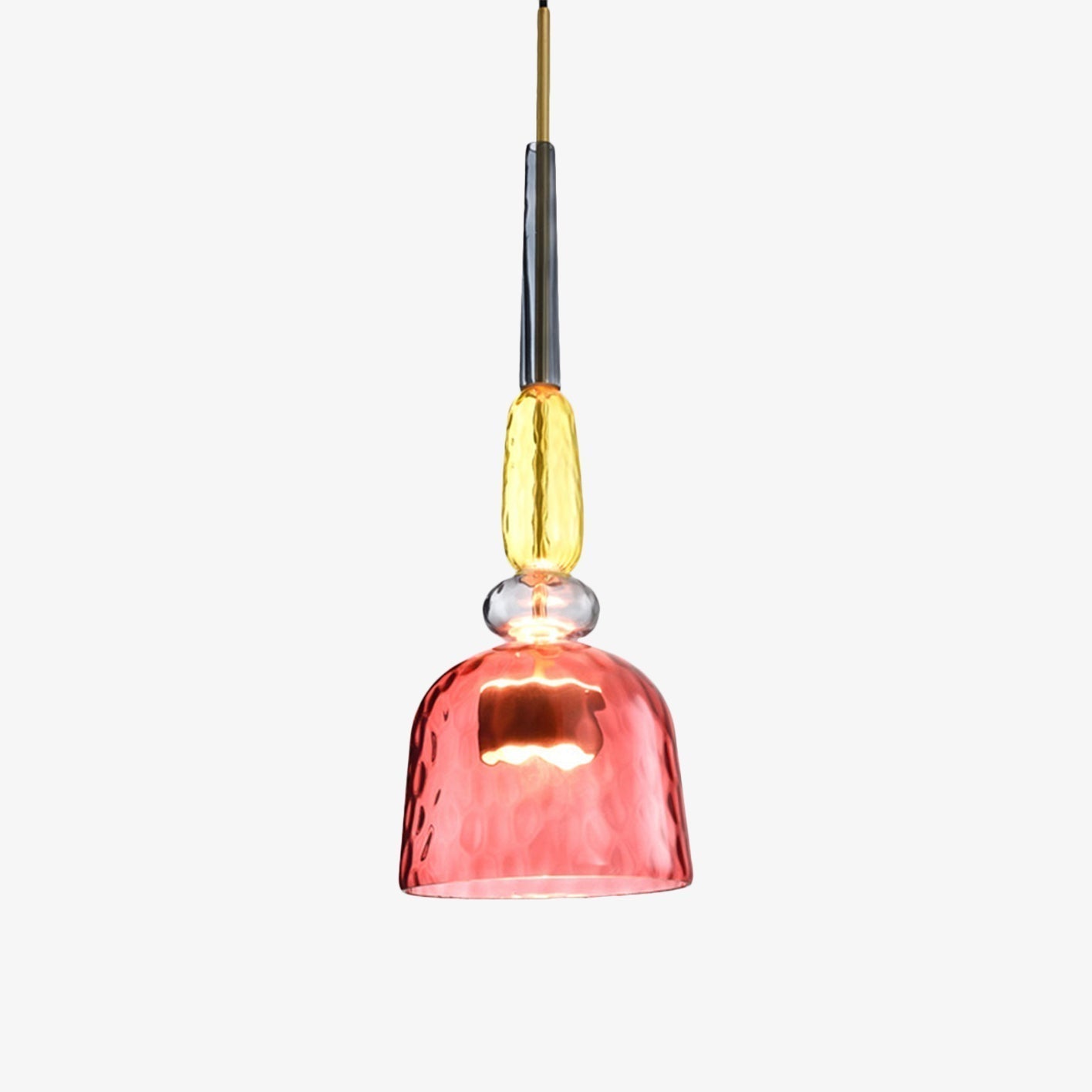 Zynthera | Moderne Noordse glazen LED hanglamp