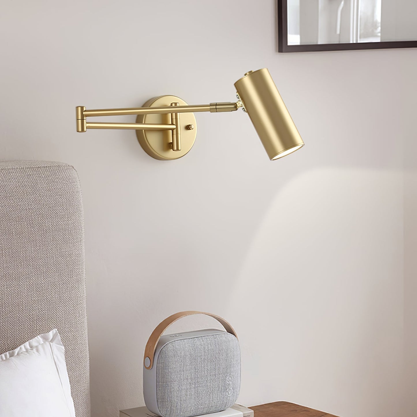 Mondorim | Lineaire Minimalistische Geometrische Verstelbare Schommelarm Wandlamp