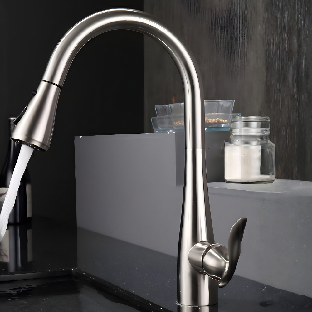 Thavilk | Nordic Gooseneck Draaikraan Keukenkraan