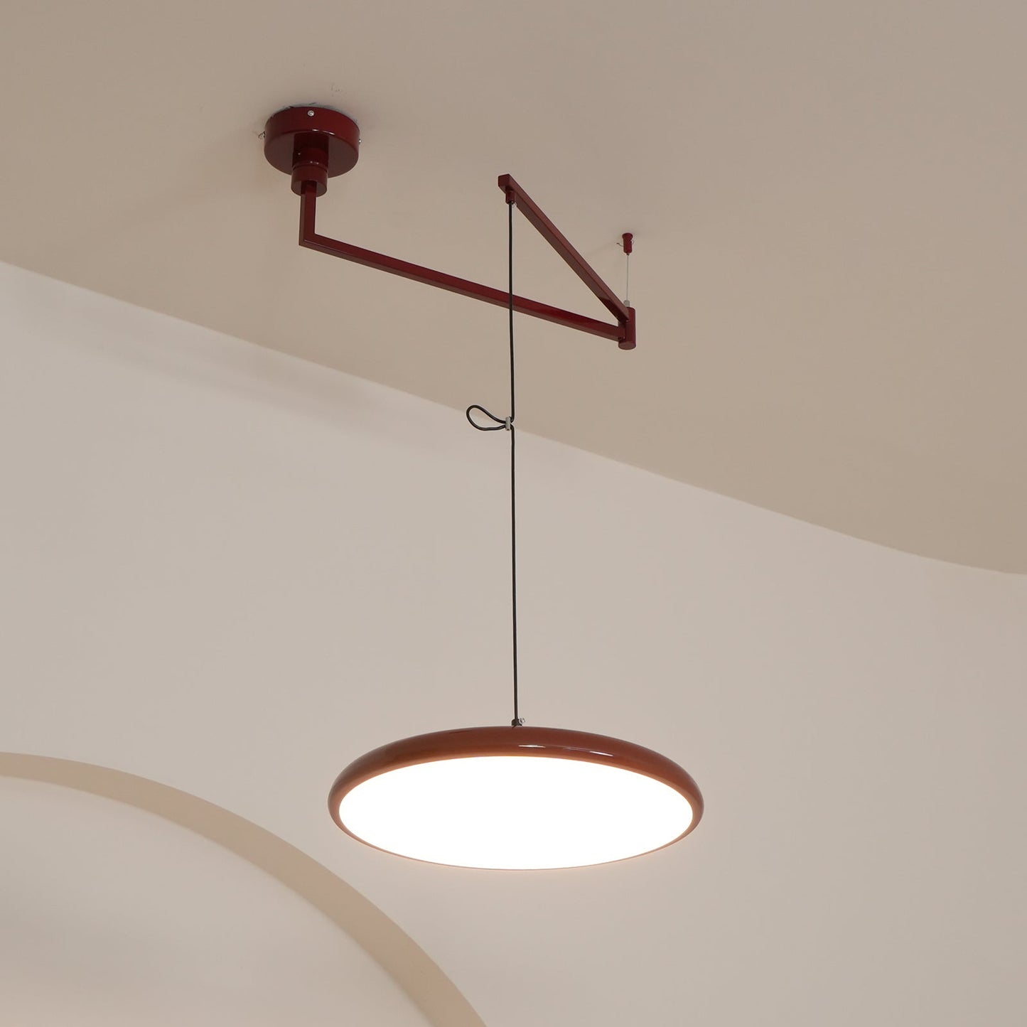 Aris | Morandi-Inspiratie Verstelbare Swingarm Hanglamp
