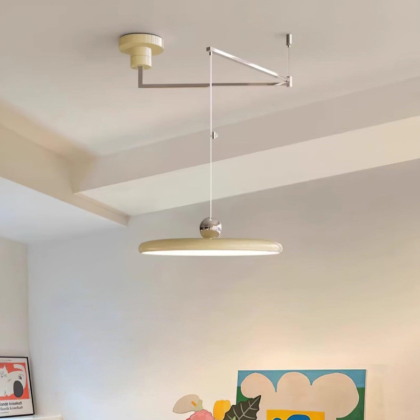 Aris | Morandi-Inspiratie Verstelbare Swingarm Hanglamp