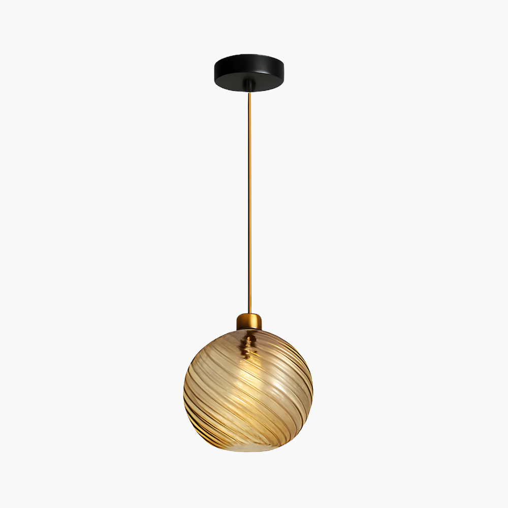 Vaelisore | Watergolf Gestructureerde Glazen Hanglamp