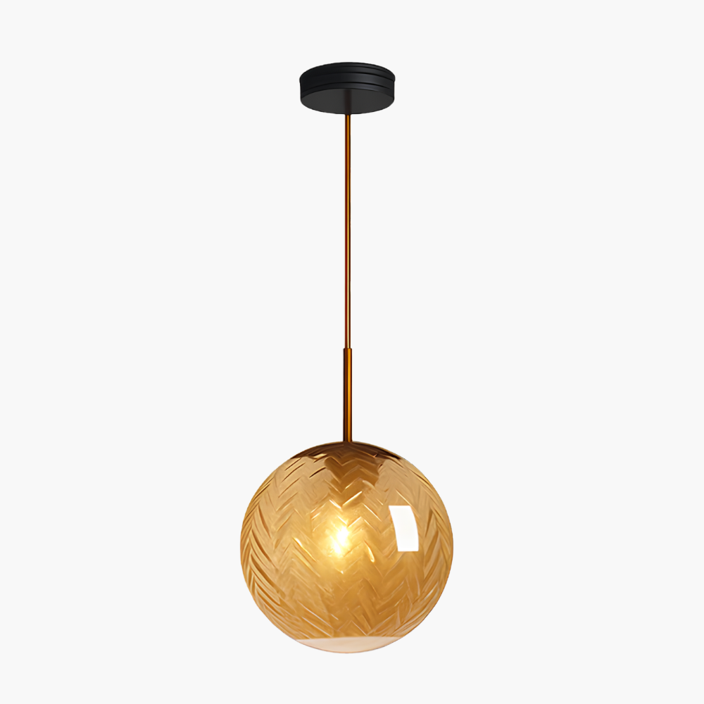 Vaelisore | Watergolf Gestructureerde Glazen Hanglamp