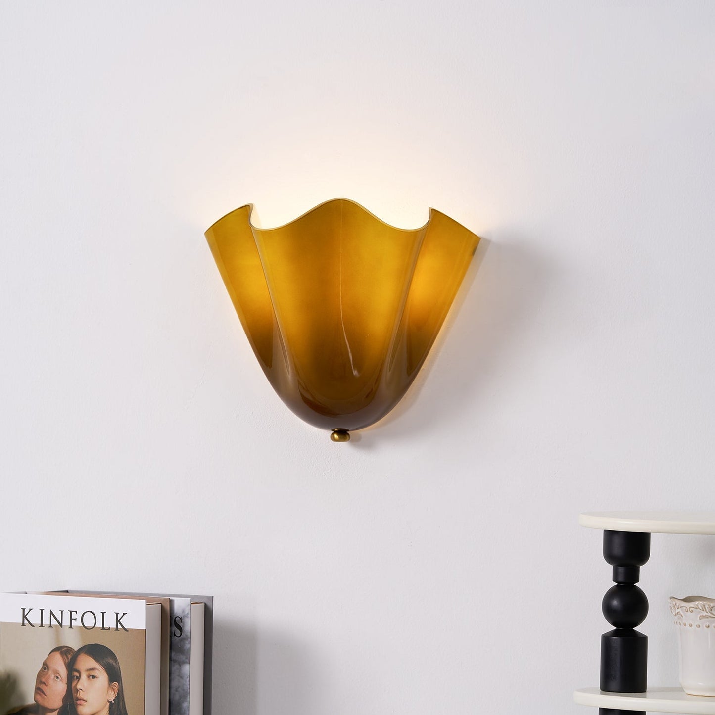 Nivalis | Verfijnde Alabaster Silhouet Wandlamp