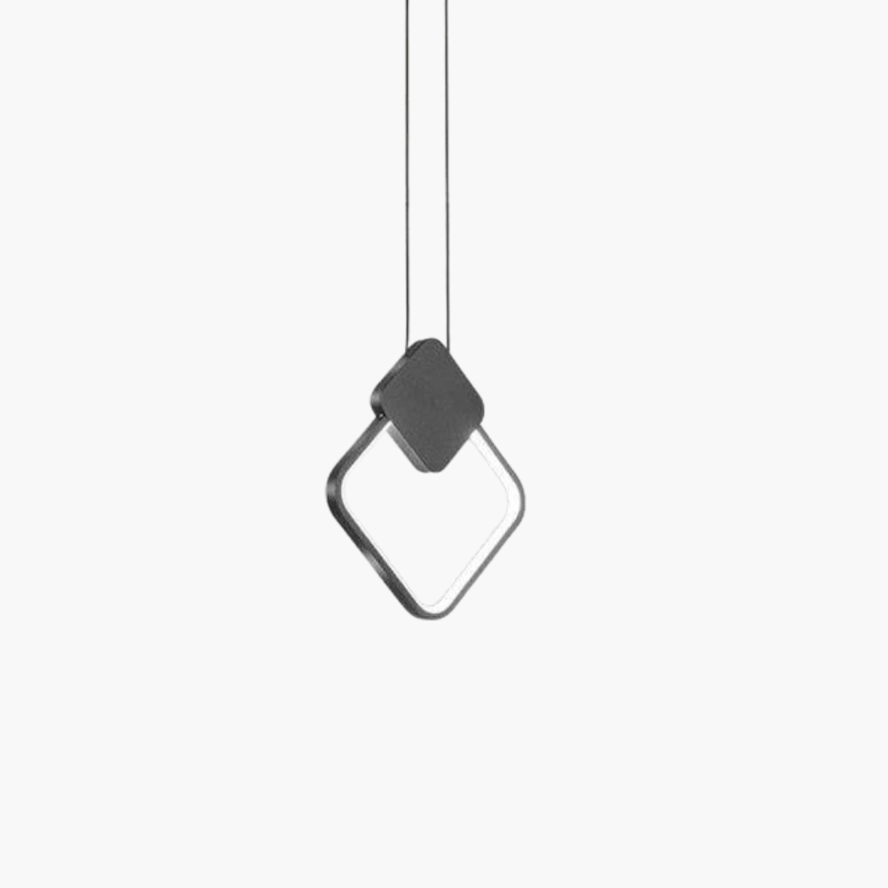 Veyndara | Lineaire geometrische metalen frame hanglamp