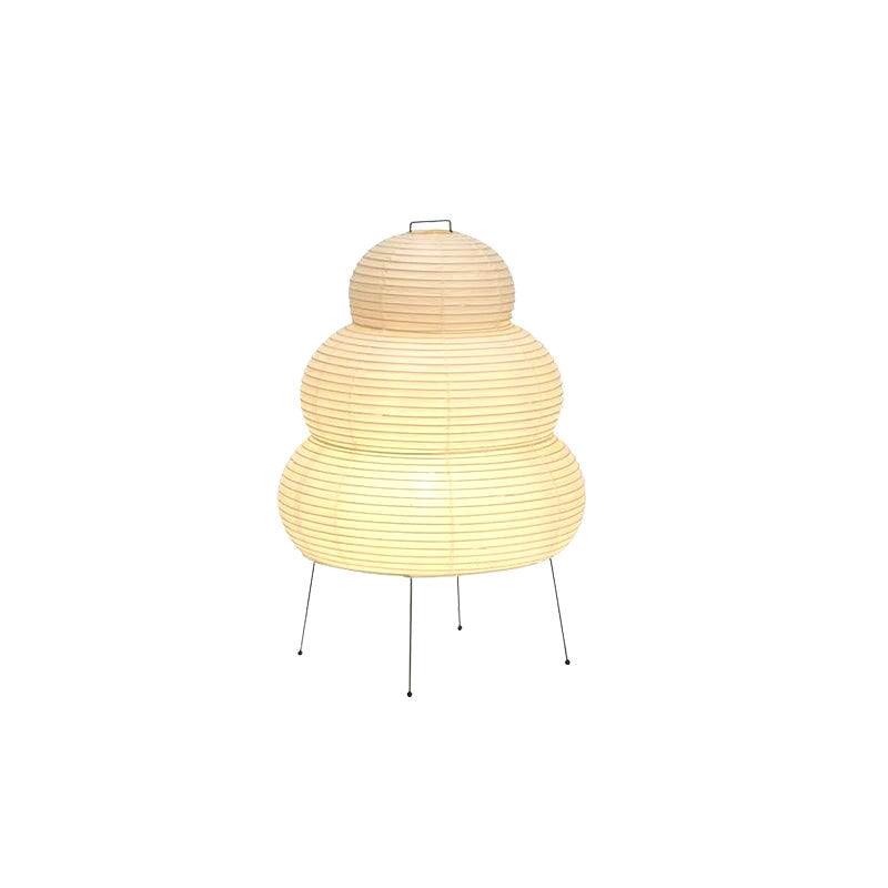 Kryntaleo | Japanse Geribbelde Bamboe Silhouet Oosterse Accent Tafellamp