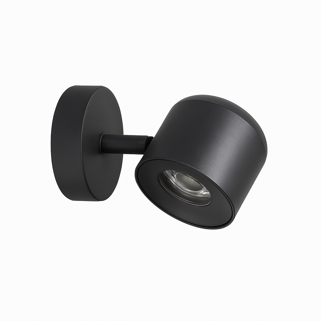 Mistralle | Moderne draaiende sculpturale matte draaibare wandlamp