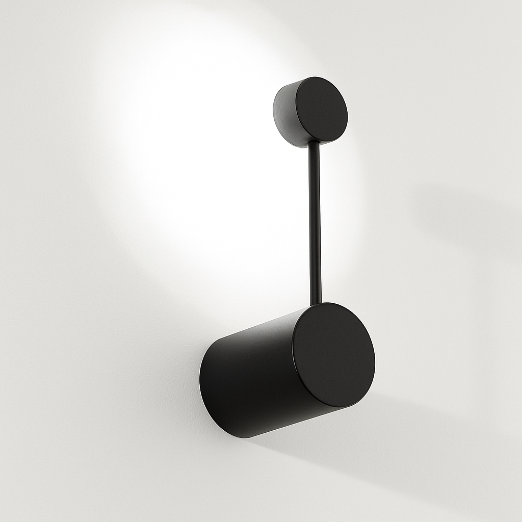 Varinthe | Minimalistische Artistieke Stippen Metalen Wandlamp