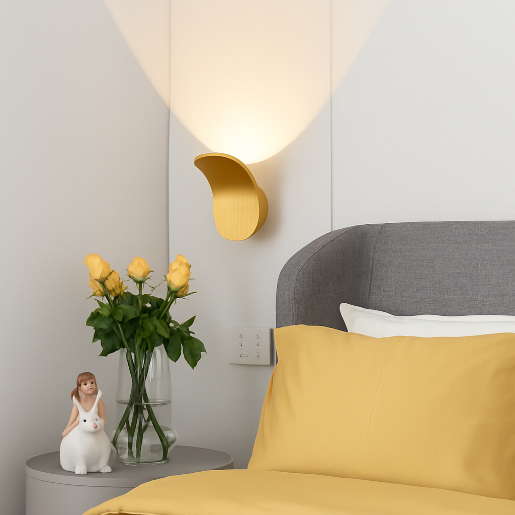 Kymorlan | Gebogen silhouet architectonische wandlamp
