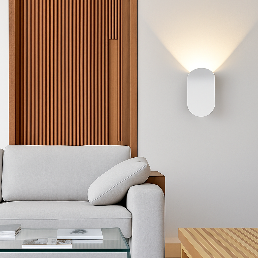 Kymorlan | Gebogen silhouet architectonische wandlamp
