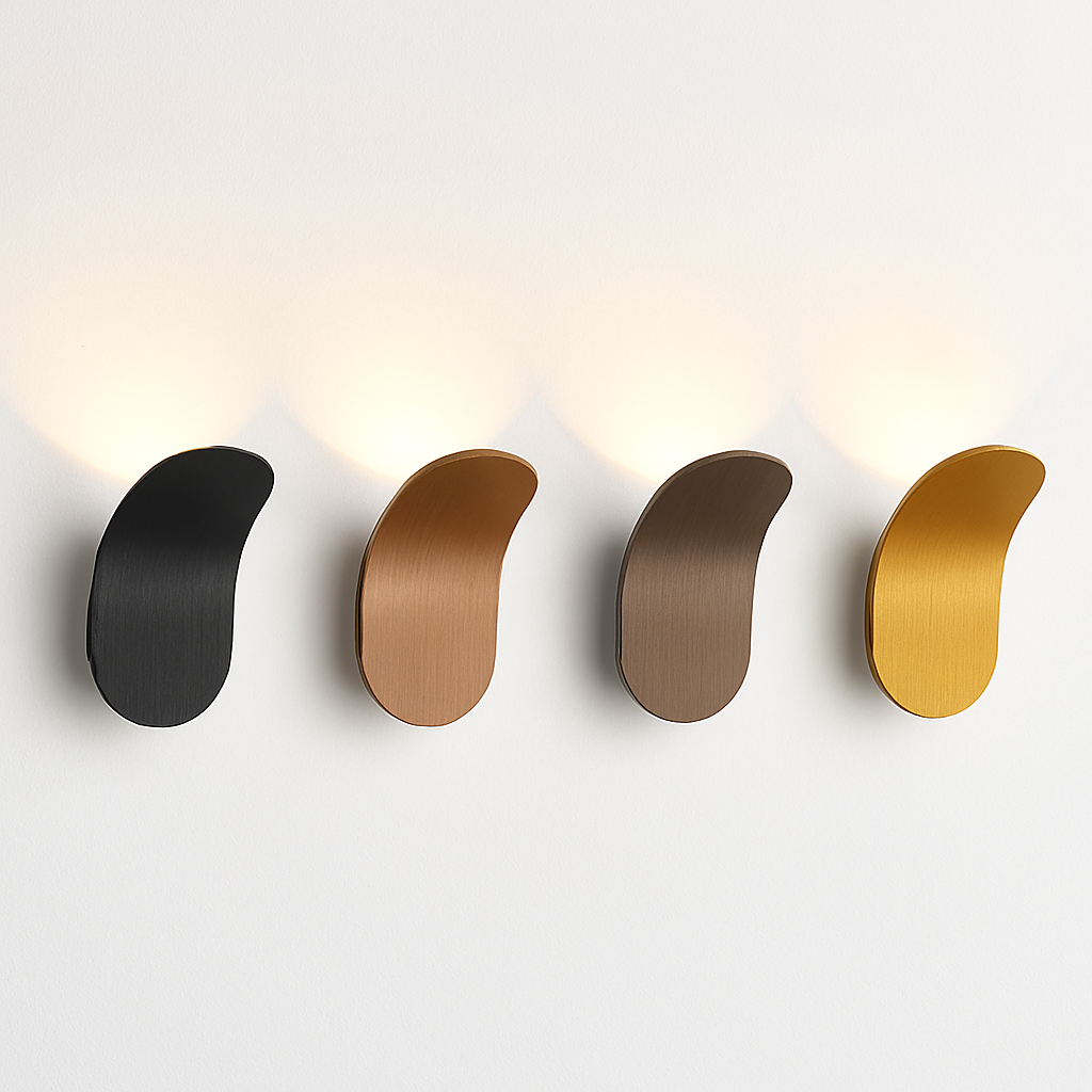 Kymorlan | Gebogen silhouet architectonische wandlamp