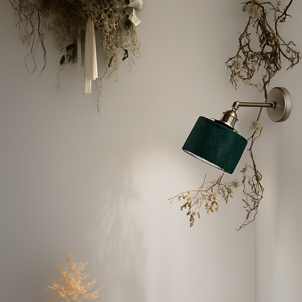 Zyphorin| Nordic Retro Glazen Kap Moderne Wandlamp