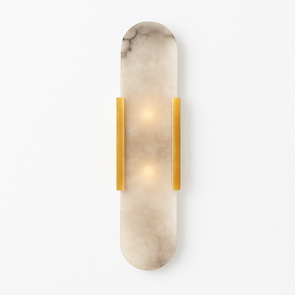 Luvidior | Sferische Marmeren Bord Architecturale Wandlamp