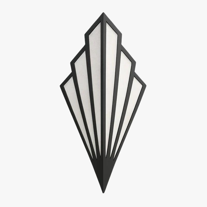 Veltrium | Moderne Geometrische Driehoek LED Metalen Wandlamp