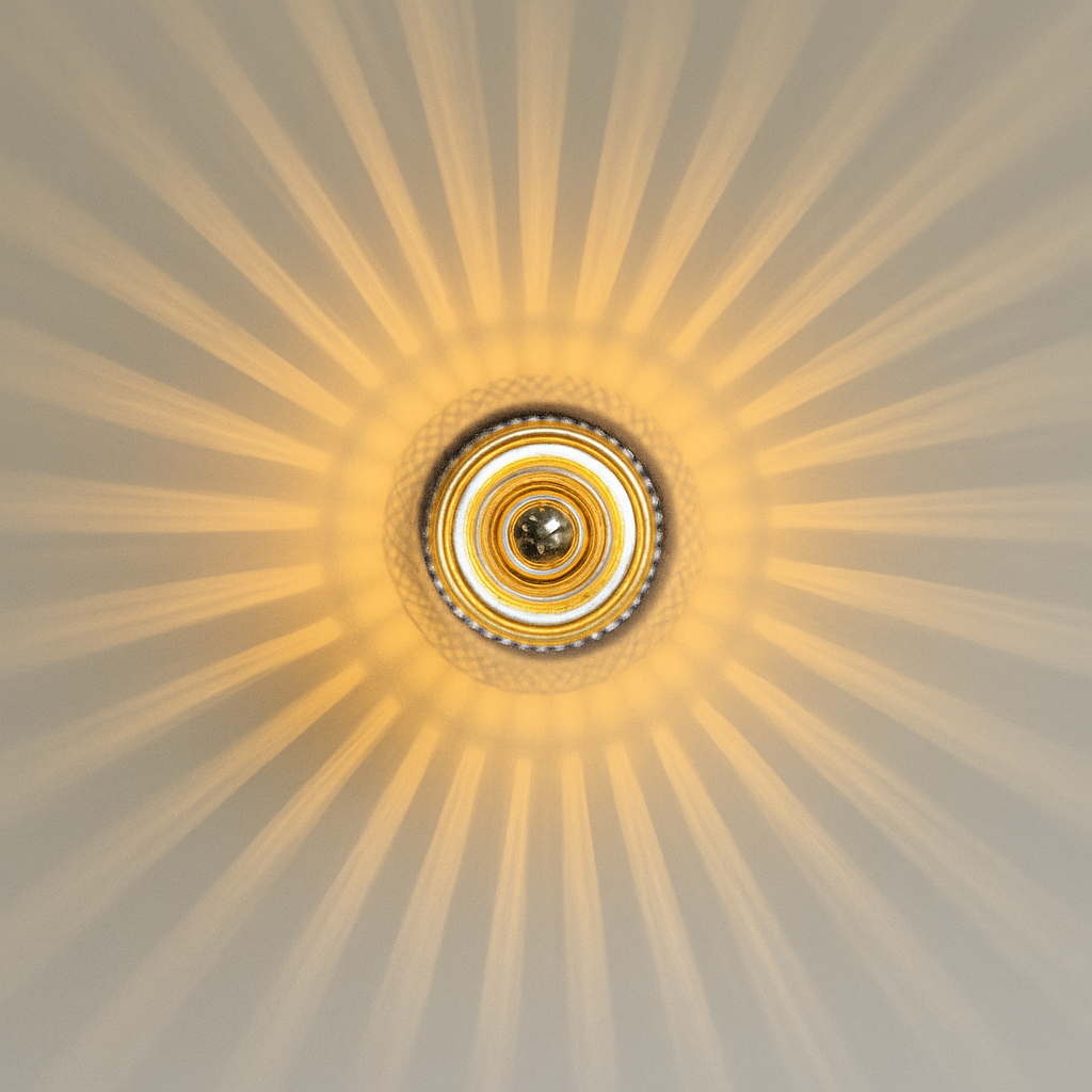 Marquello | Geribbelde Transparante Glazen Bauhaus Geïnspireerde Wandlamp