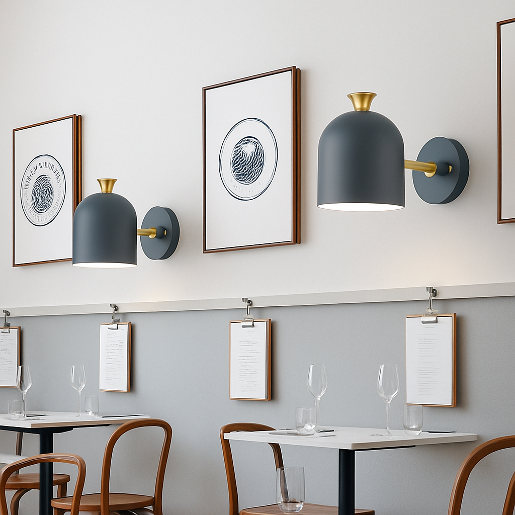 Elvario| Moderne Ronde Verstelbare Kleurrijke Kap Wandlamp