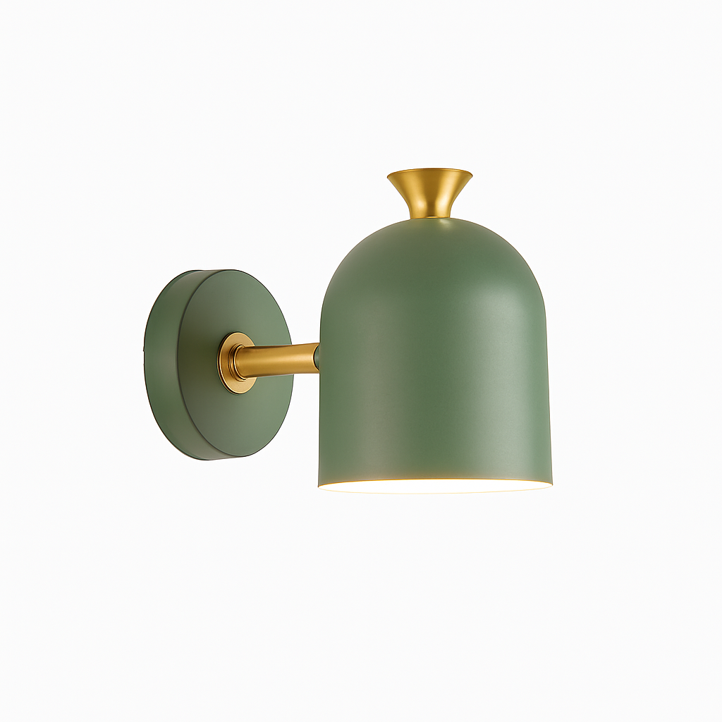 Elvario| Moderne Ronde Verstelbare Kleurrijke Kap Wandlamp