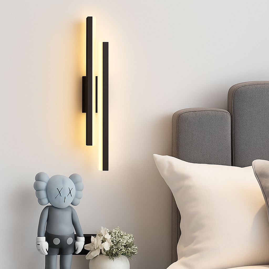 Krythano | Sculpturale geometrische profiel architectonische wandlamp