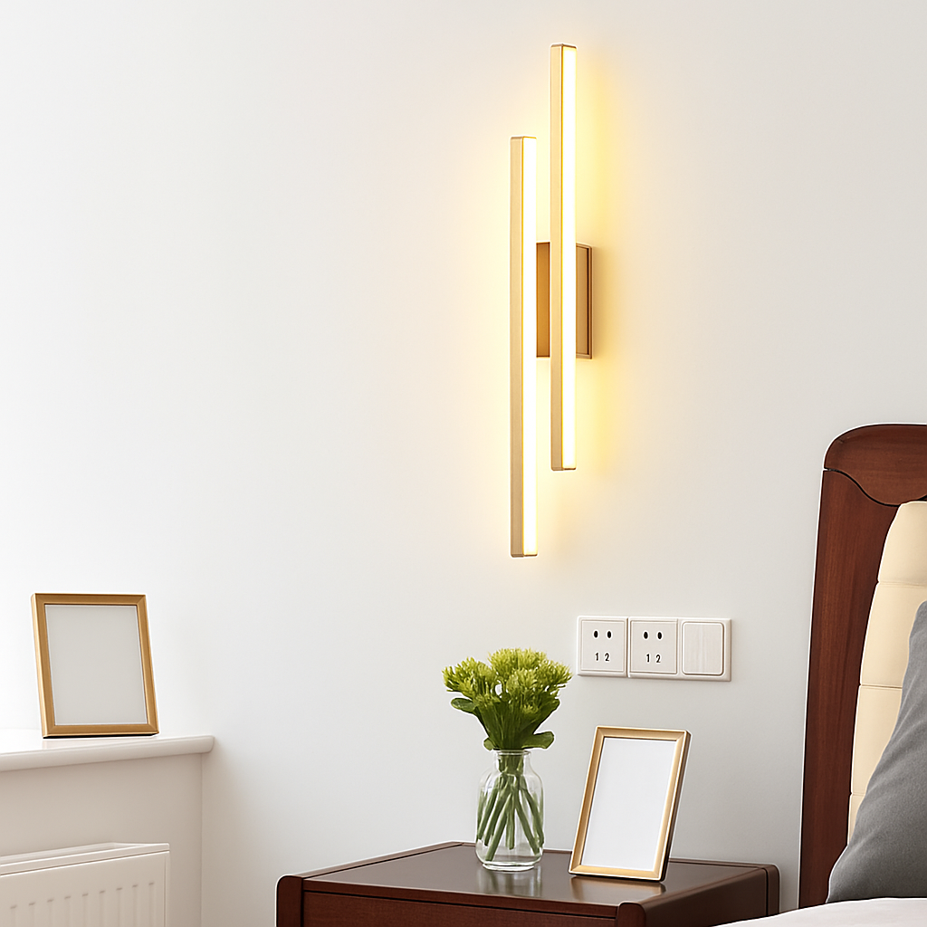 Krythano | Sculpturale geometrische profiel architectonische wandlamp