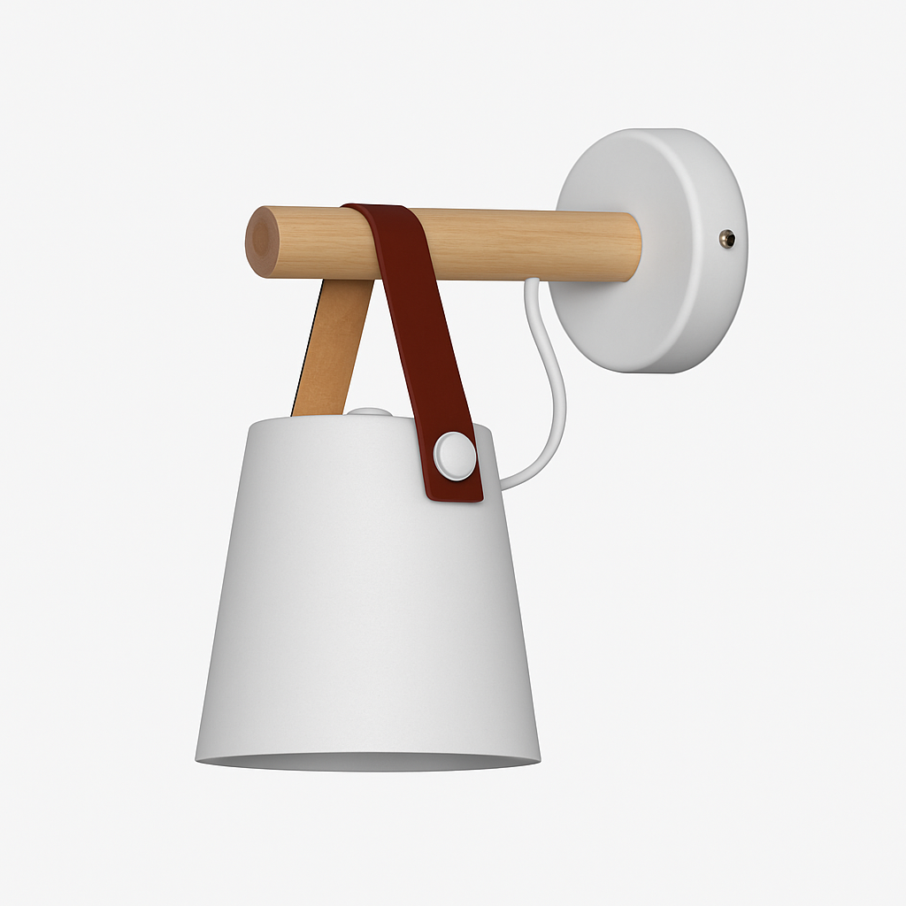 Velvoryn | Moderne LED wandlamp met hangende kap