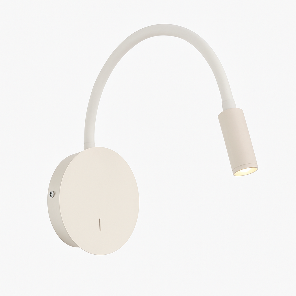 Delvoryn | Minimalistische Verstelbare Zwanenhals Leeswandlamp