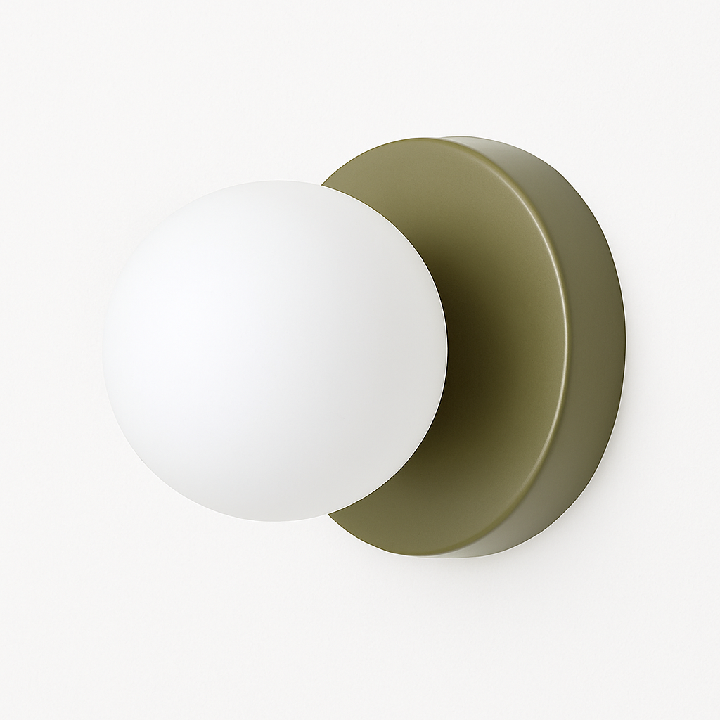 Velistra | Moderne Macaron Schijf Glazen Mini Decoratieve Wandlamp