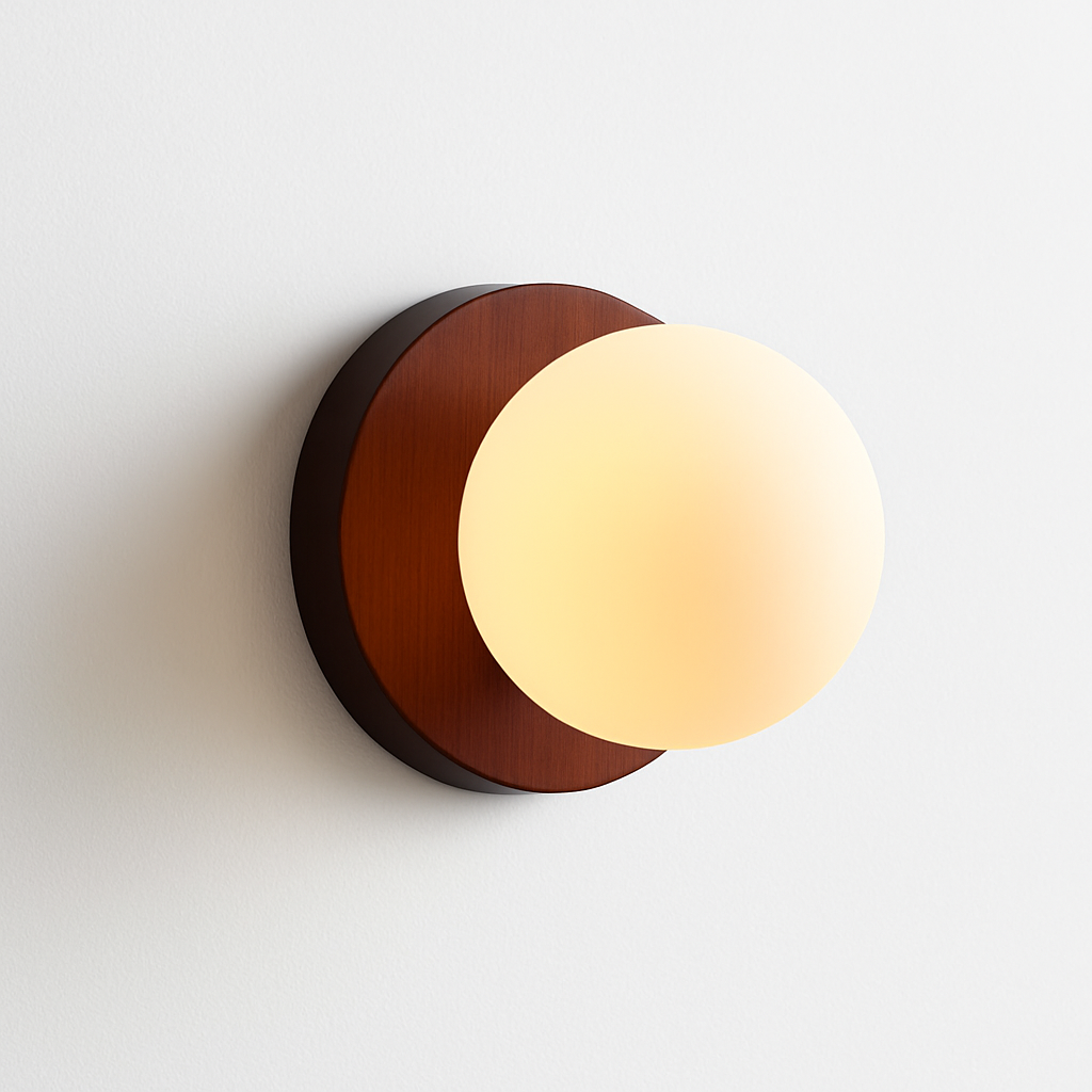 Velistra | Moderne Macaron Schijf Glazen Mini Decoratieve Wandlamp