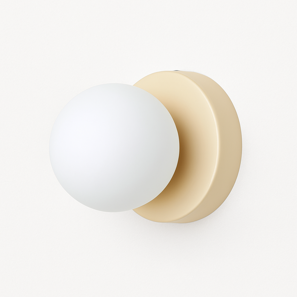 Velistra | Moderne Macaron Schijf Glazen Mini Decoratieve Wandlamp