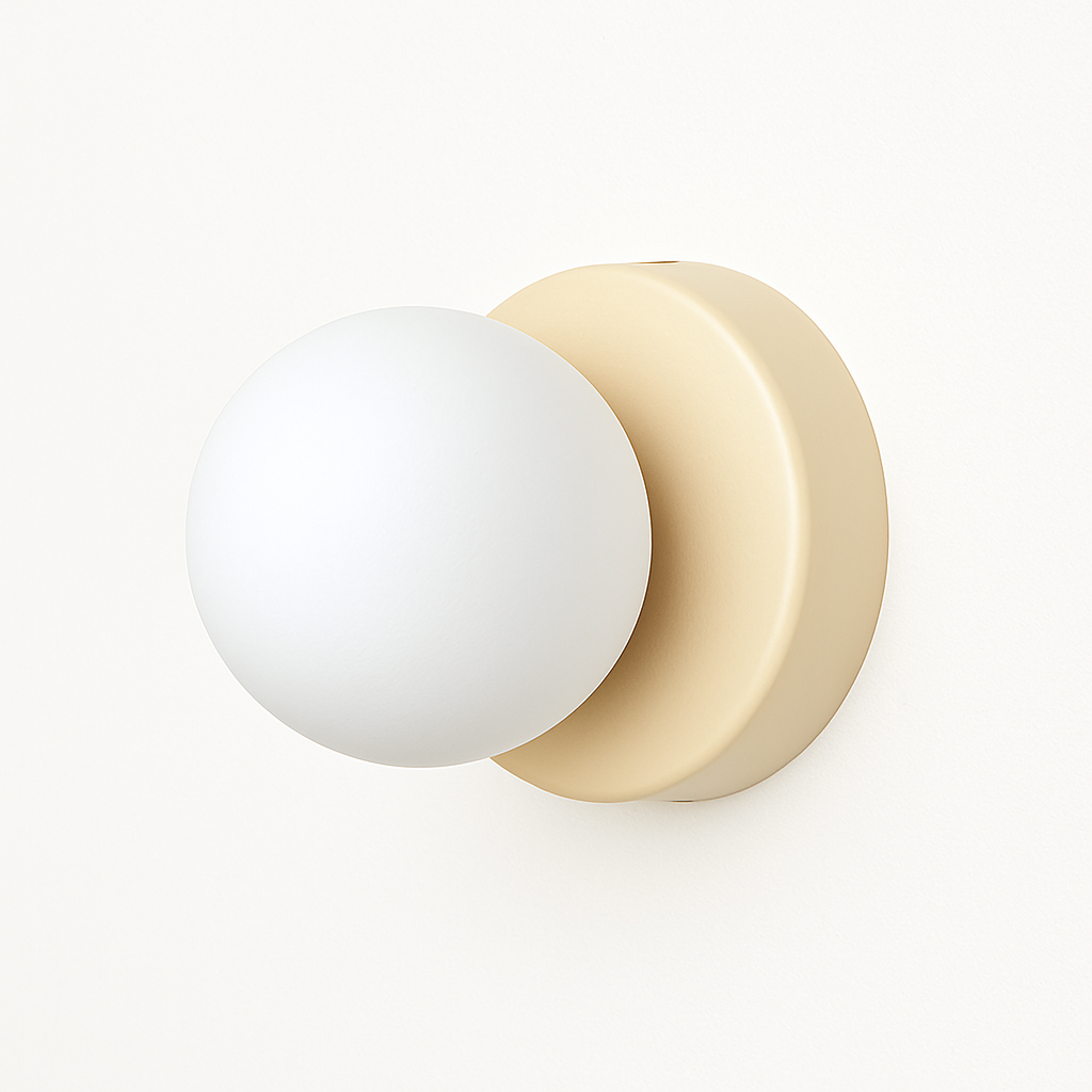 Velistra | Moderne Macaron Schijf Glazen Mini Decoratieve Wandlamp