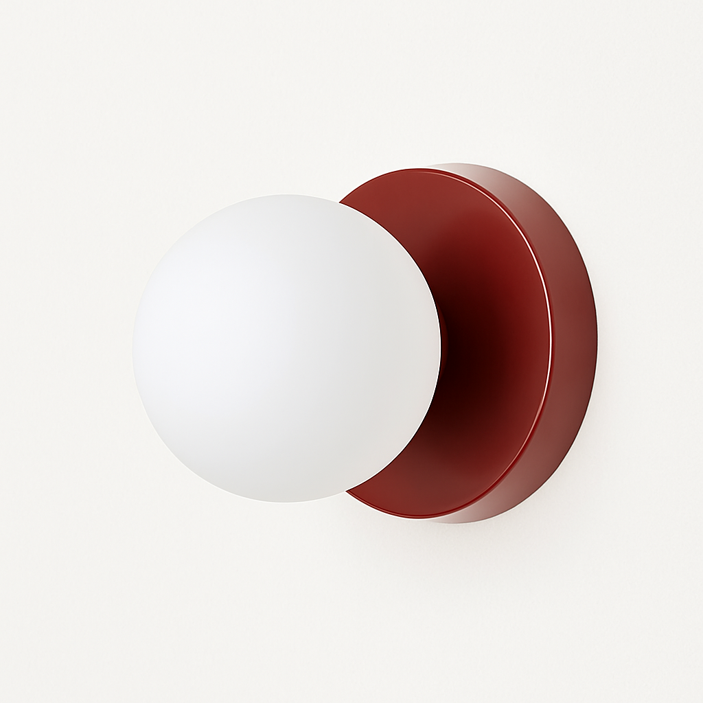 Velistra | Moderne Macaron Schijf Glazen Mini Decoratieve Wandlamp