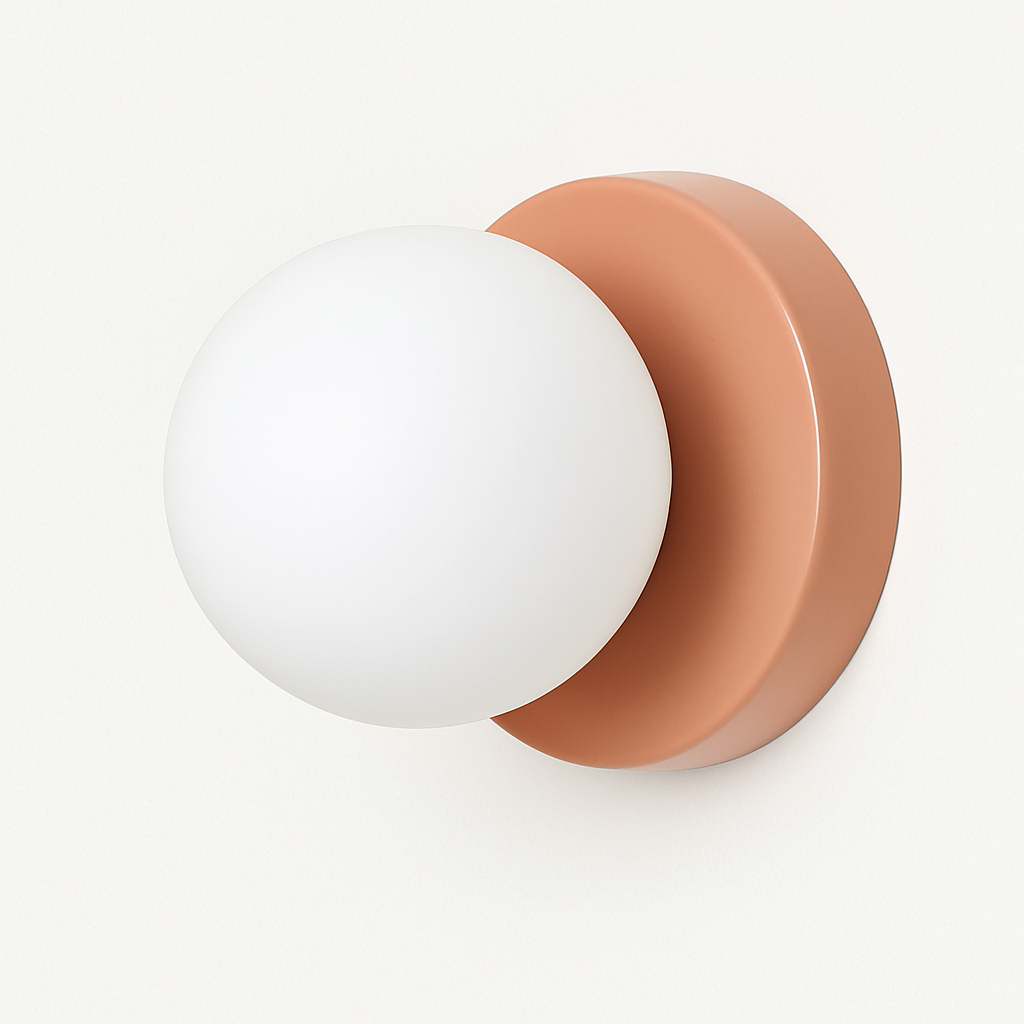 Velistra | Moderne Macaron Schijf Glazen Mini Decoratieve Wandlamp