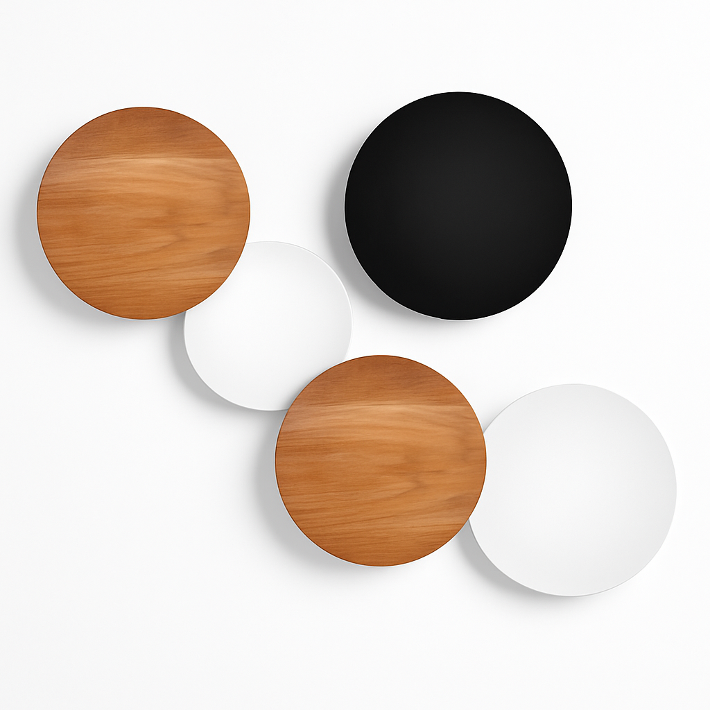 Velvoryn | Minimalistische Eclips Ronde Bol Wandlamp Armatuur
