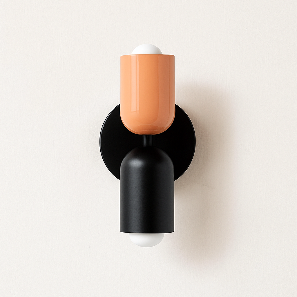 Ryvola| Nordic Minimalistische Metalen Matglas Wandlamp