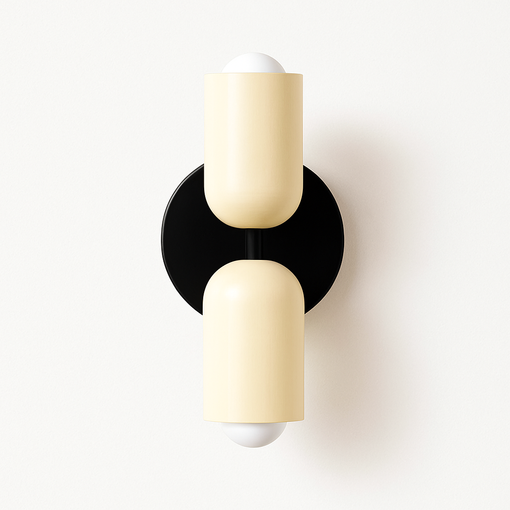 Ryvola| Nordic Minimalistische Metalen Matglas Wandlamp