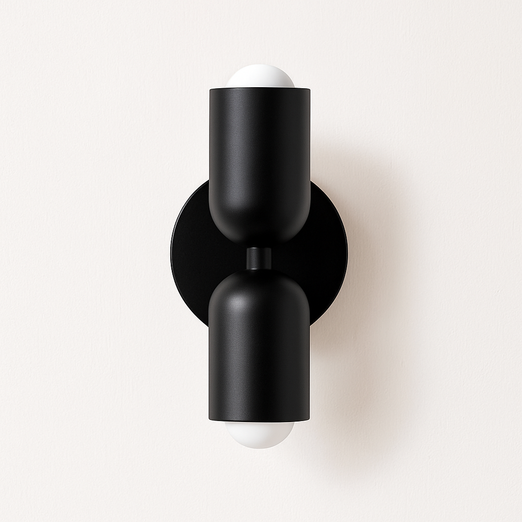 Ryvola| Nordic Minimalistische Metalen Matglas Wandlamp