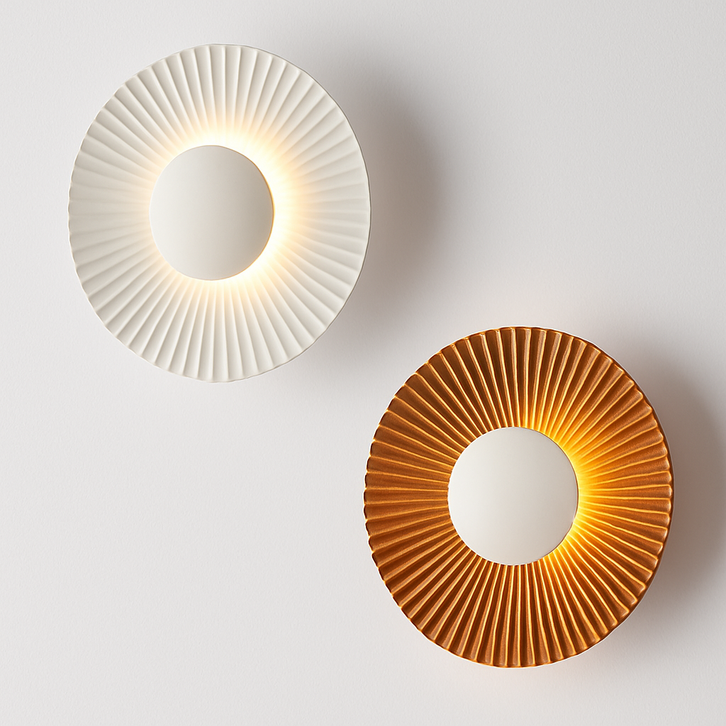 Wirello| Moderne Zonnestraal Sculptuur Metalen Wandlamp