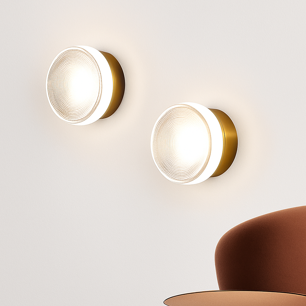 Velisyn | Moderne Ronde LED Wandlamp Sconce Met Mat Glas