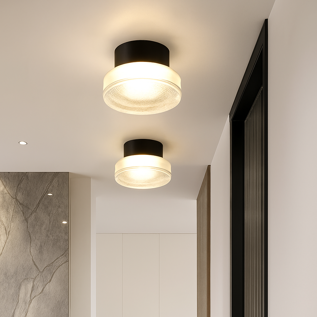 Velisyn | Moderne Ronde LED Wandlamp Sconce Met Mat Glas