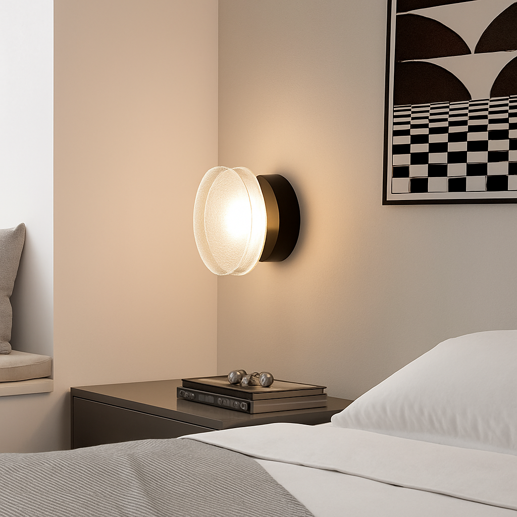 Velisyn | Moderne Ronde LED Wandlamp Sconce Met Mat Glas