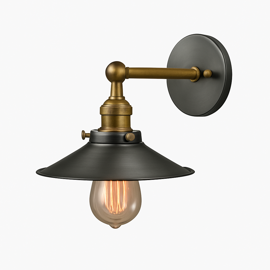 Orivand| Industriële Koepelvormige Wandlamp Vintage Metaal