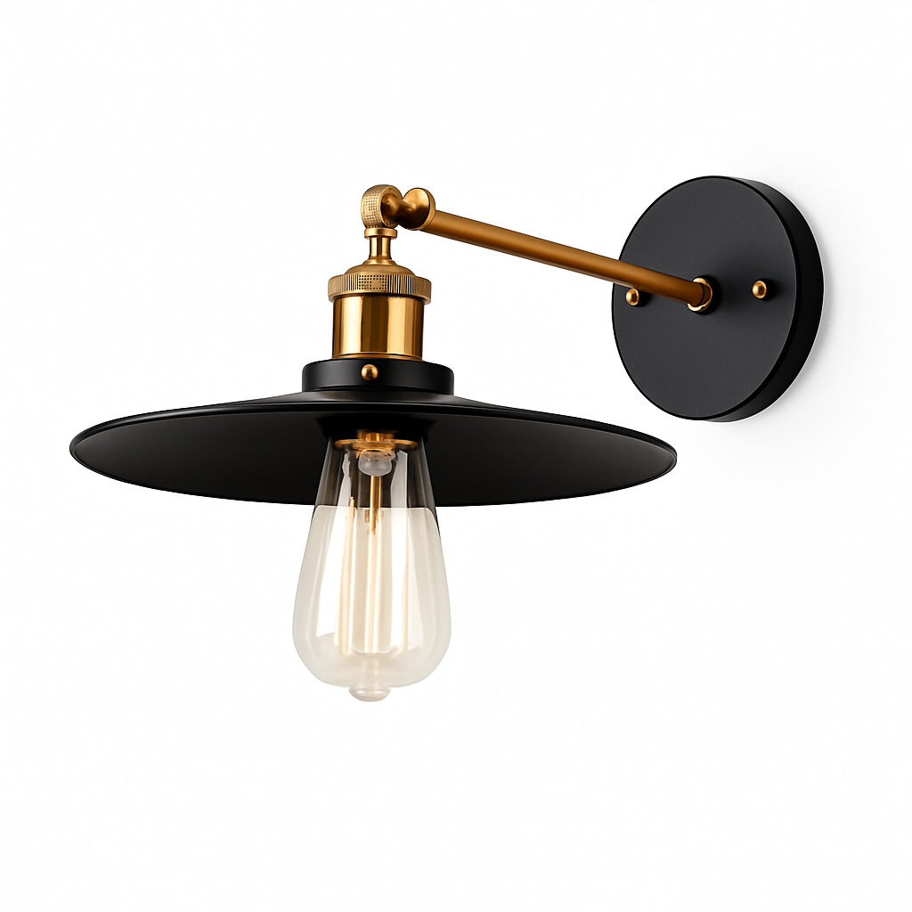 Orivand| Industriële Koepelvormige Wandlamp Vintage Metaal