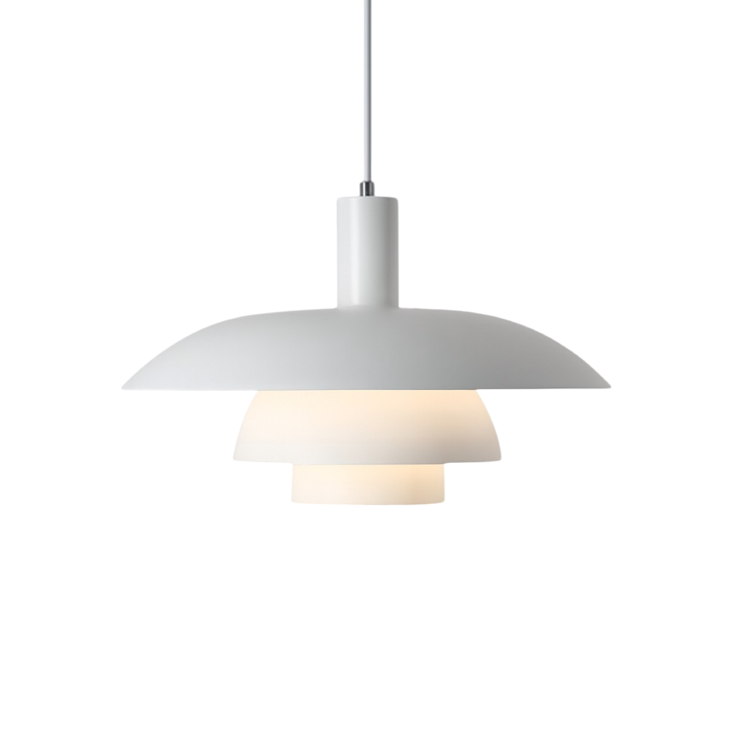 Dania | Minimalistische Deense Stijl Gelaagde Metalen Hanglamp