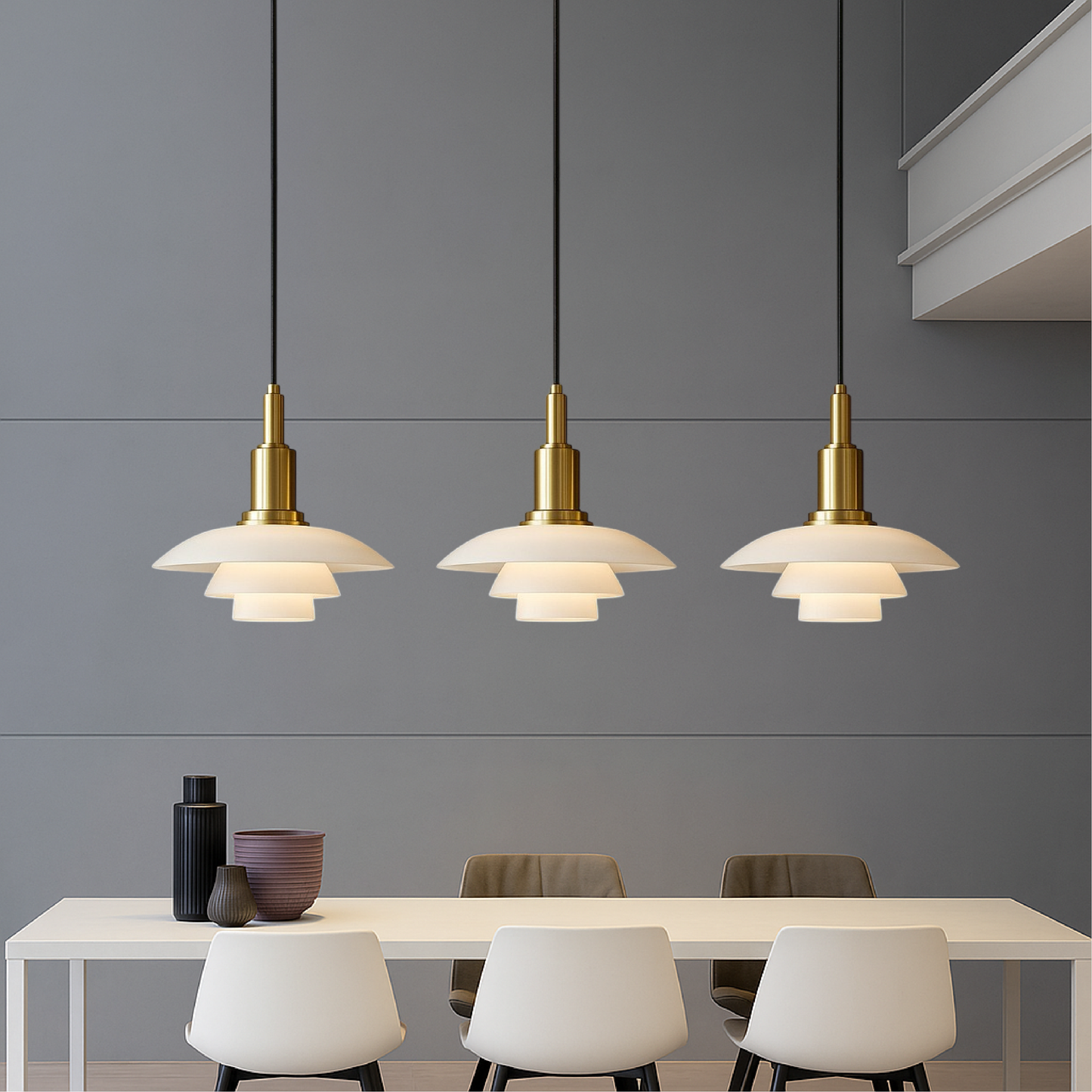 Alvar | Scandinavische Laag Gelaagde Hanglamp