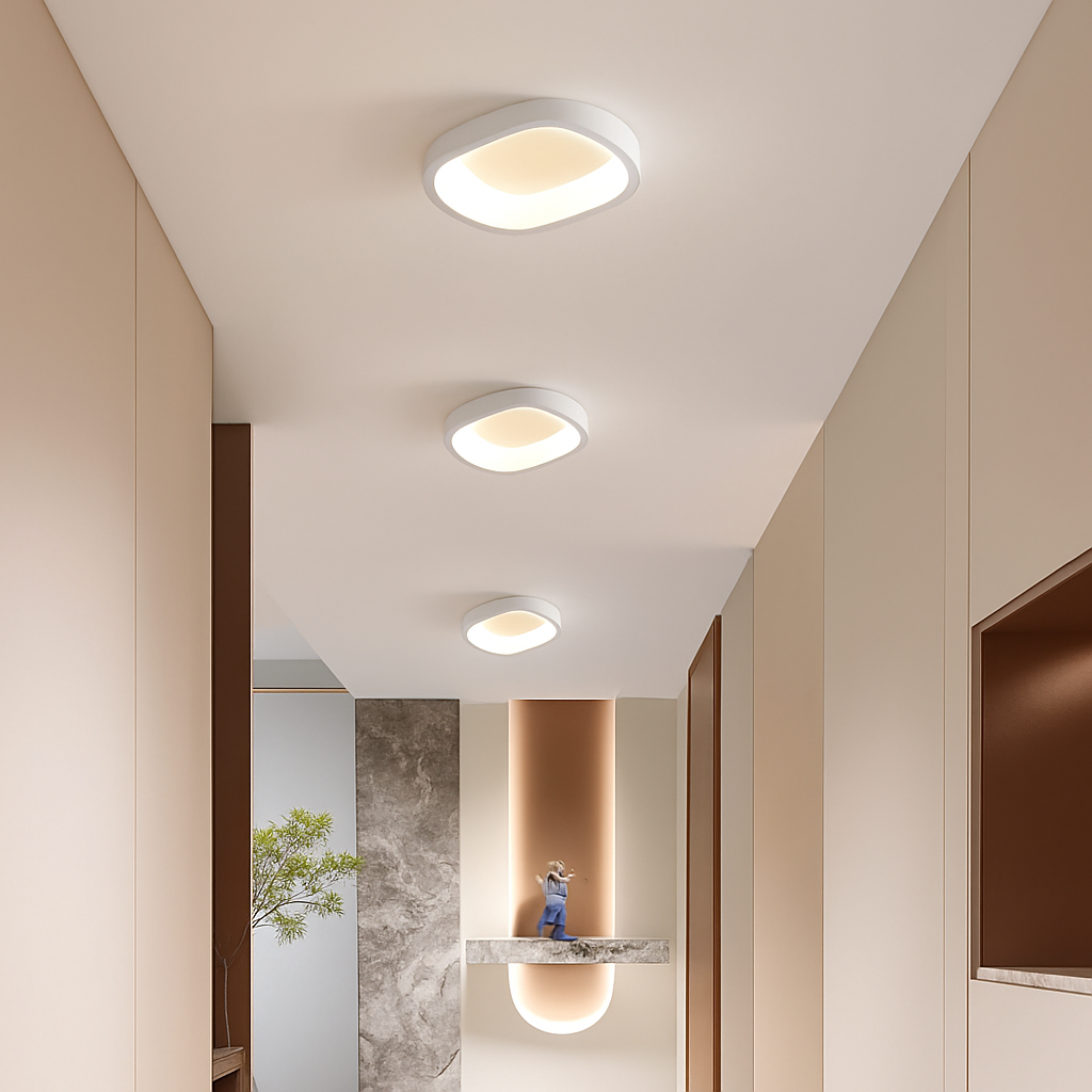Velsmondi | Minimalistische Architectonische Cirkelvormige Acryl Plafondlamp