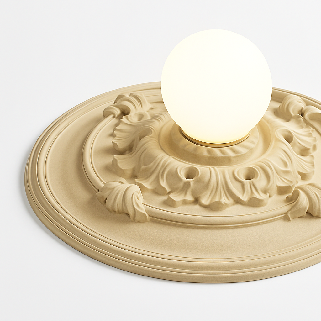 Rostevia | Franse Retro Gesneden Plafondlamp