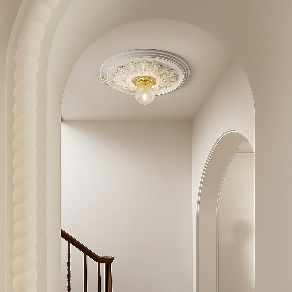 Rostevia | Franse Retro Gesneden Plafondlamp