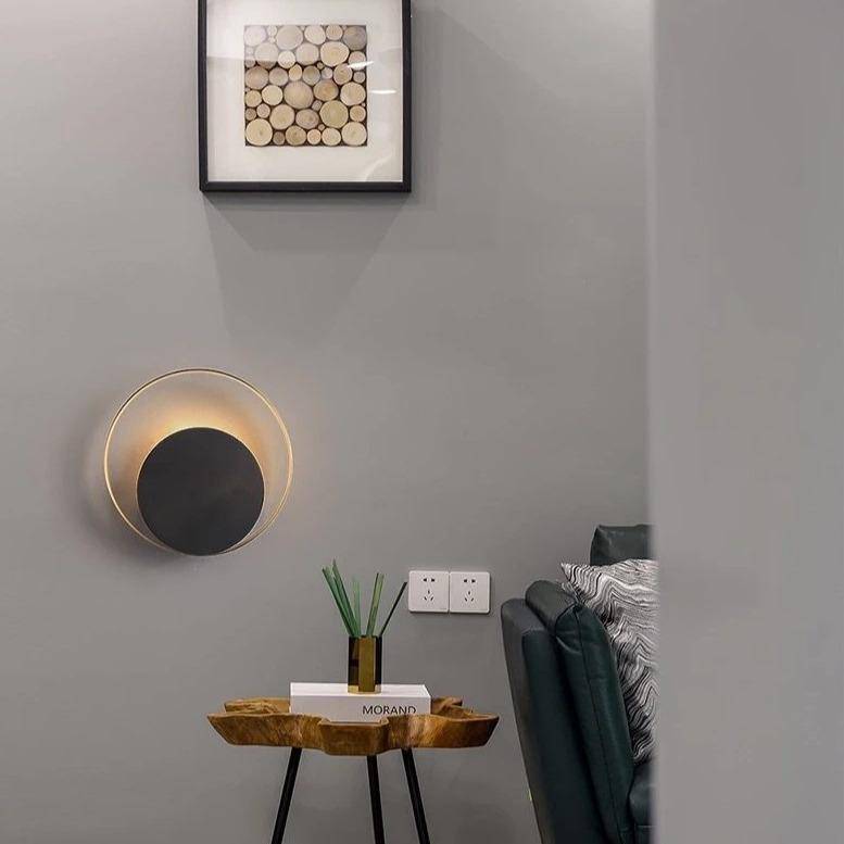 Galathore | Minimalistische Hemelse Ring Silhouet Wandlamp