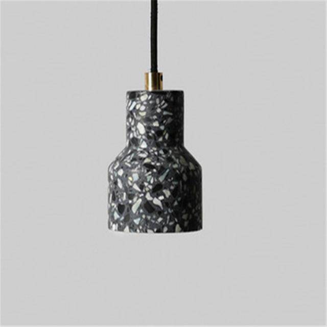 Thryvion | Gespetterde steenstructuur koepel hanglamp