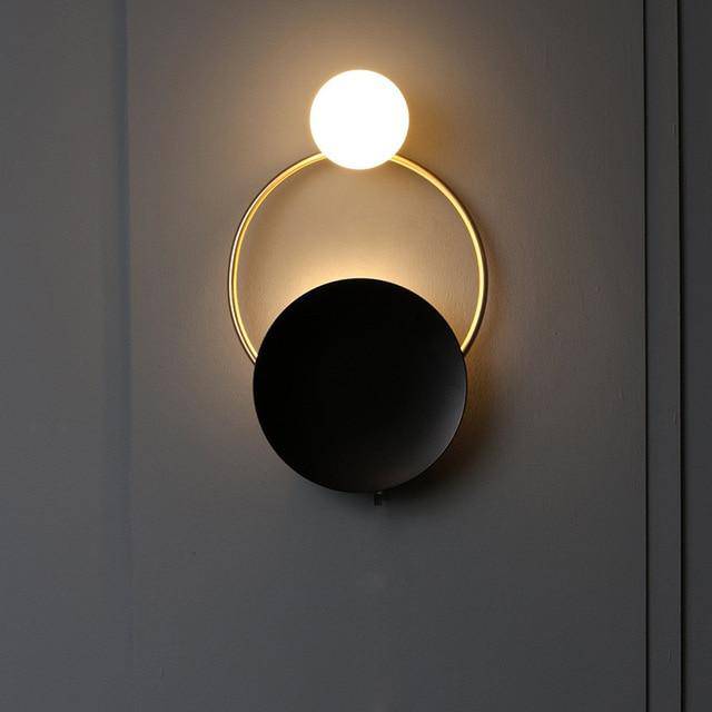 Galathore | Minimalistische Hemelse Ring Silhouet Wandlamp